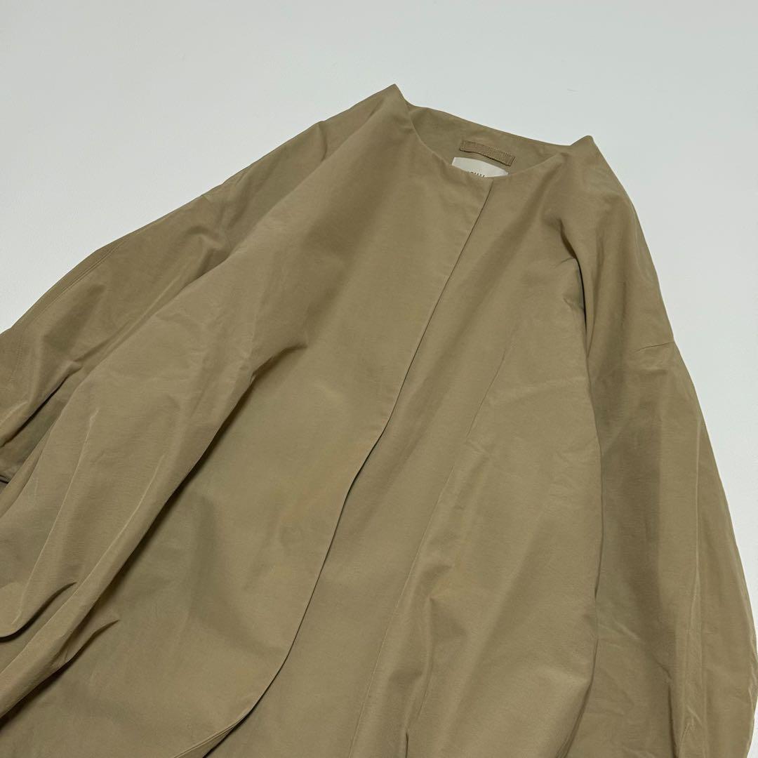 ルフィル ナイロンコットンクロスノーカラーコート 近年 スプリングコート