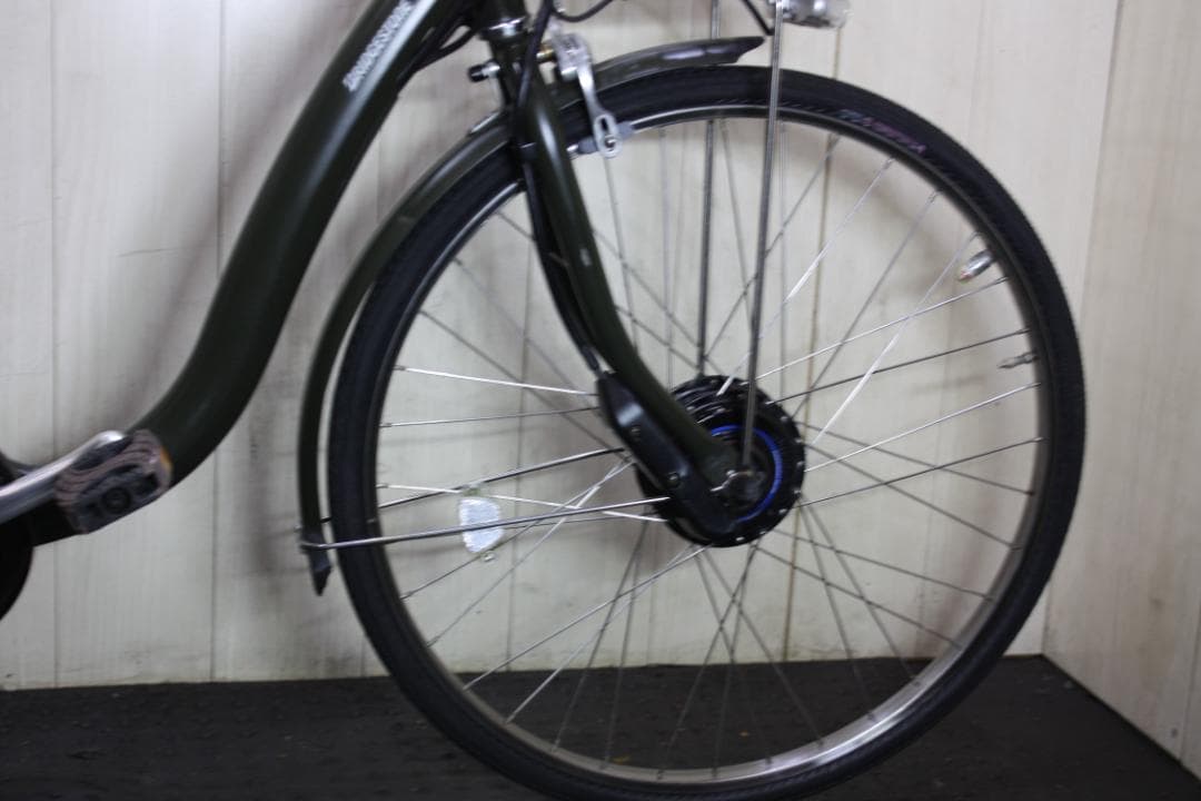 ブリヂストンフロンティアロング F6LB47 8AH 26インチ 3段LED 緑