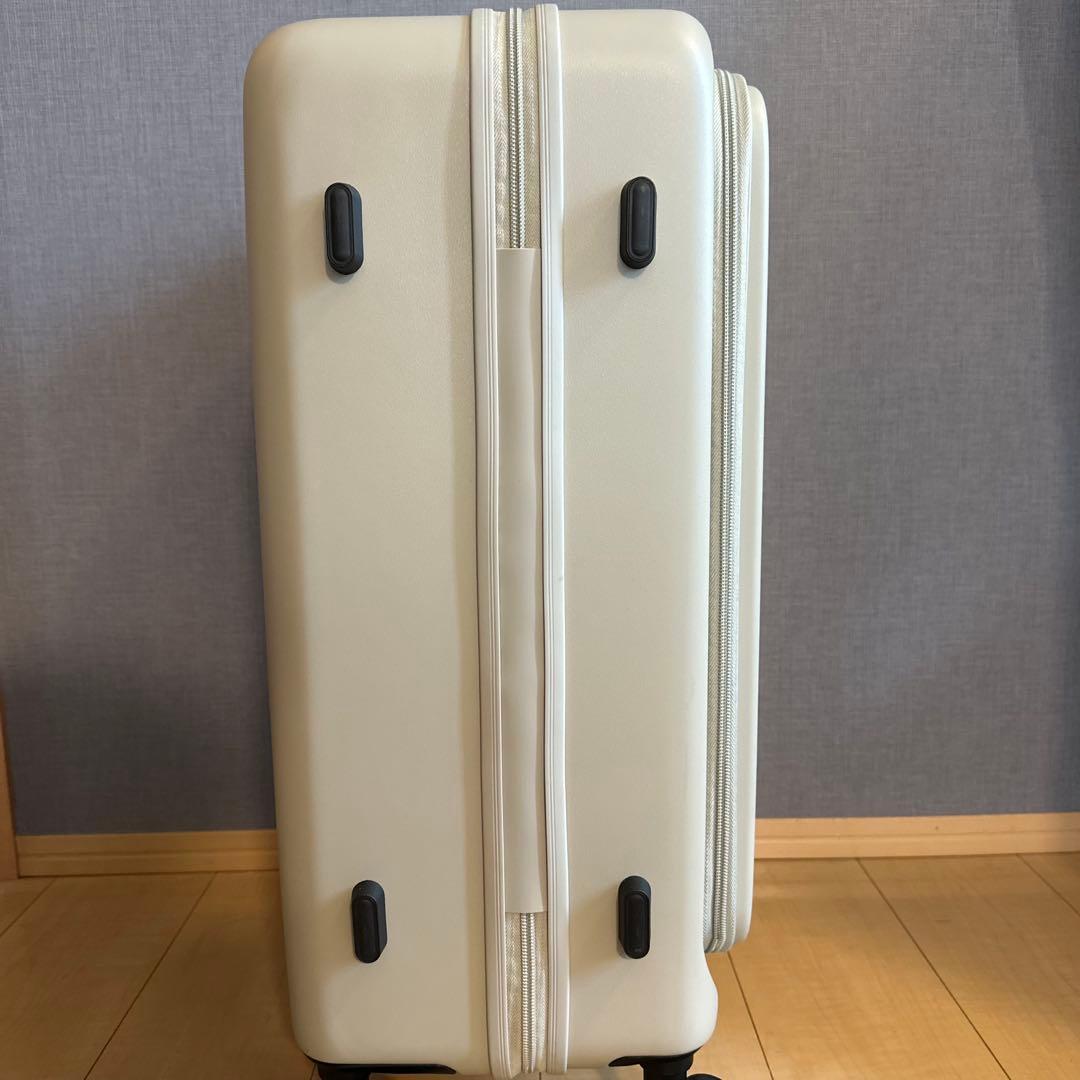 ☆未使用級☆ MAIMO キャリーケース M ライトベージュ　フロントオープン