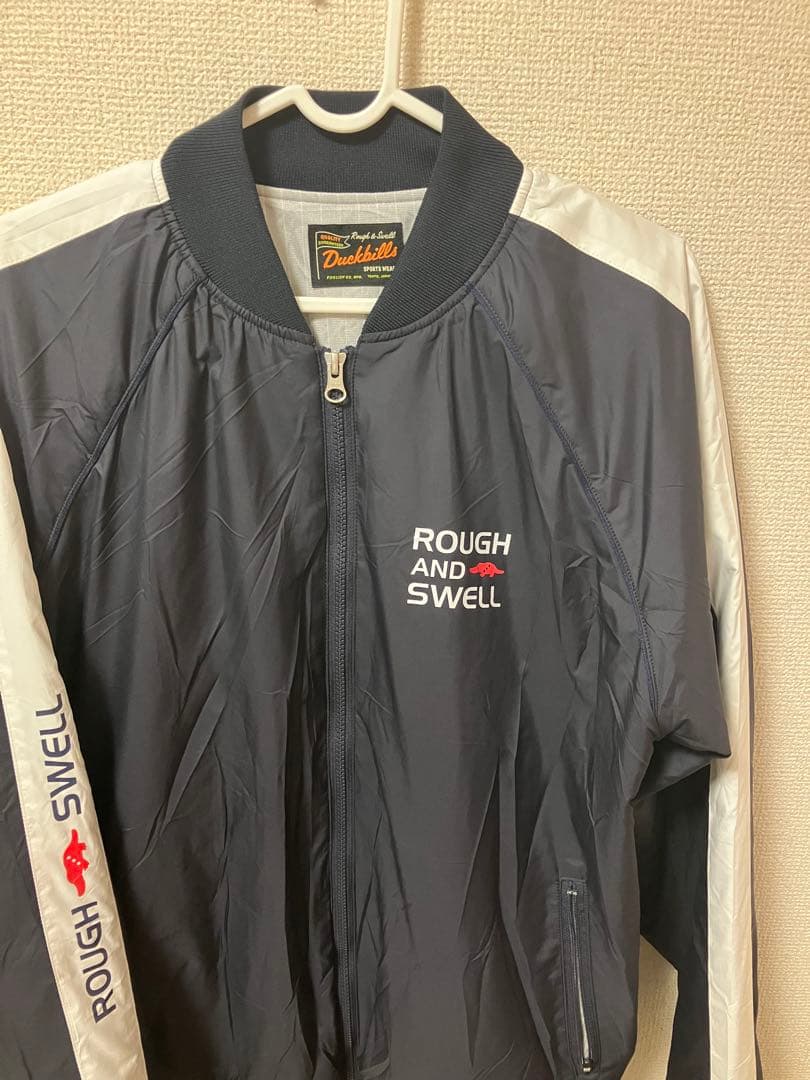 【極美品】ROUGH AND SWELL ゴルフジップアップジャケット ネイビー