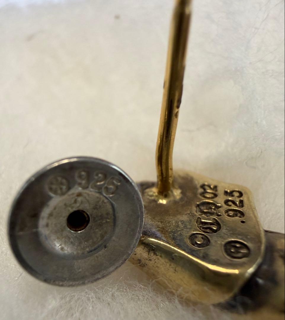 クロムハーツ　ストーンズ　リップ&タンピアス　18kコーティング