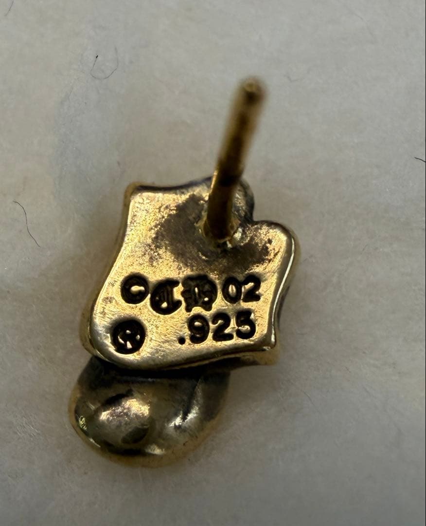 クロムハーツ　ストーンズ　リップ&タンピアス　18kコーティング