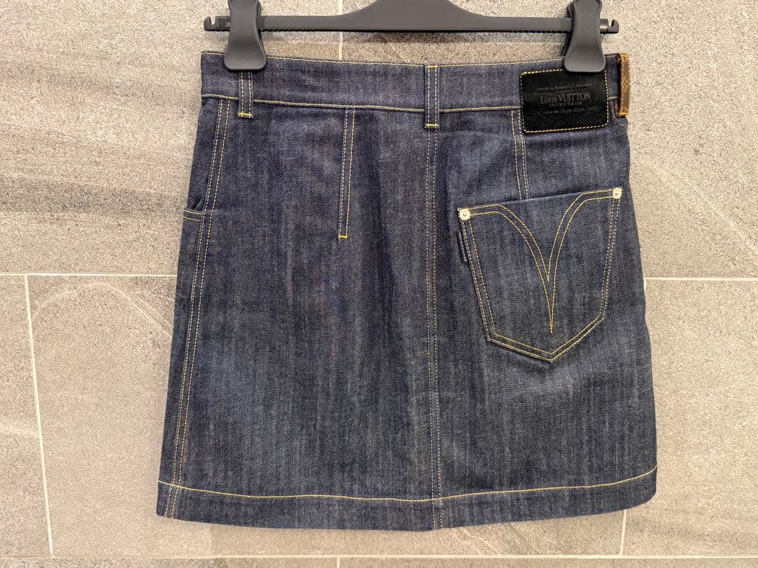 LOUIS VUITTON ルイヴィトン モノグラム デニム スカート