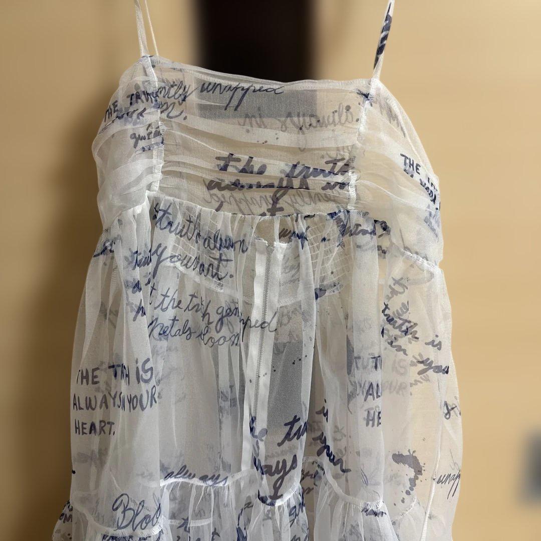 ワンピース ORGANDY TIERED CAMI DRESS / POPPY