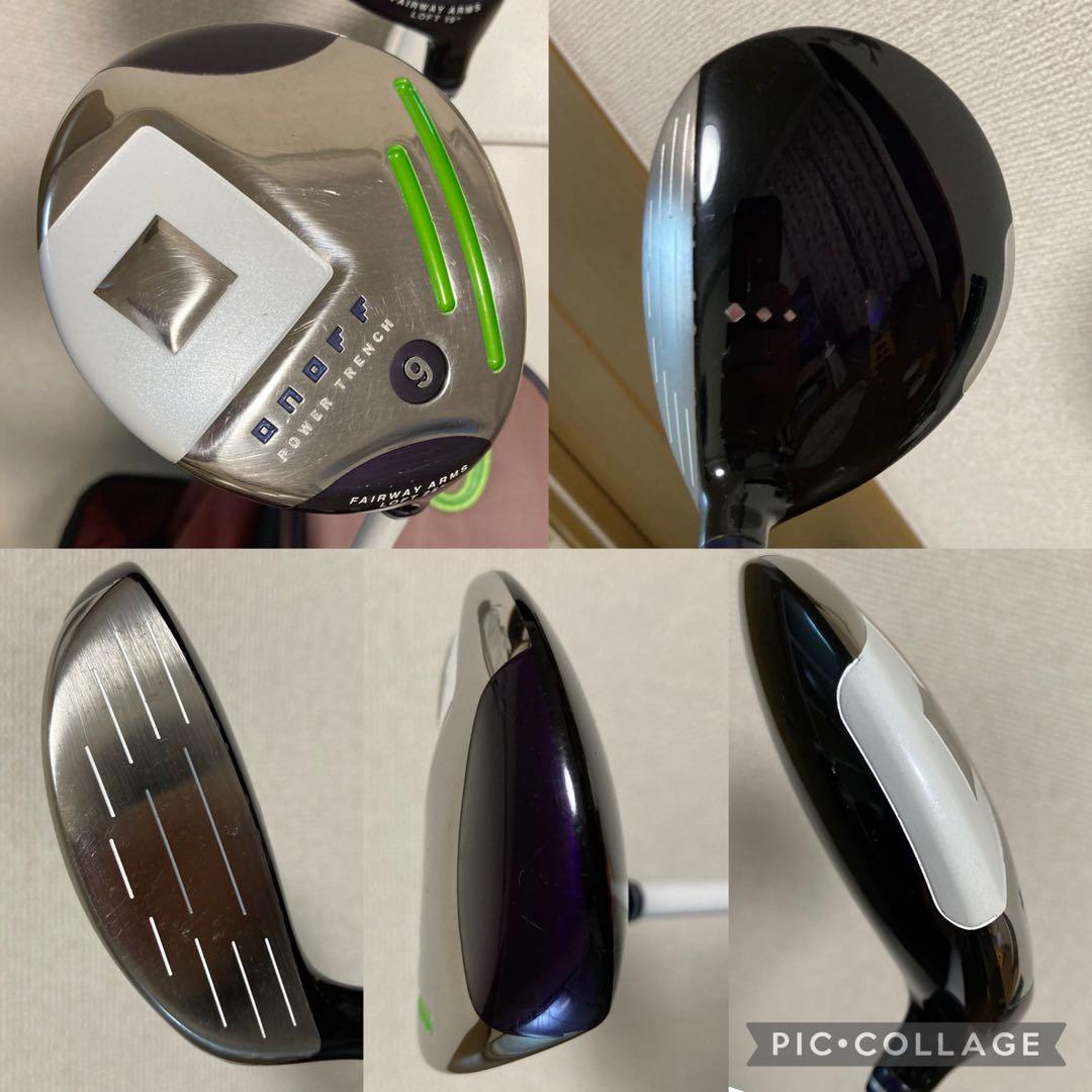 レディース ONOFF オノフ グローブライド ゴルフクラブ 9本セット