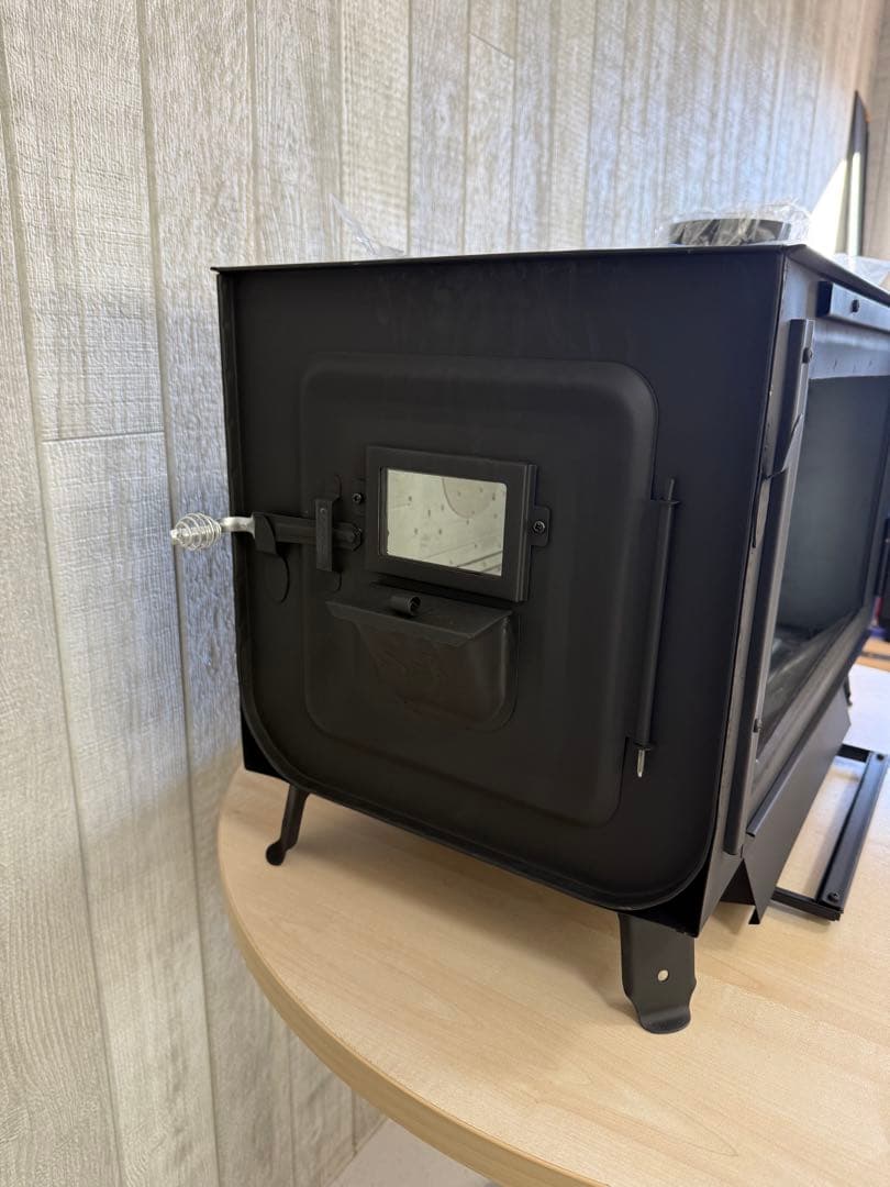 ロマンチカル 薪ストーブ 新保製作所 煙突上出し 脚長さん ピザオーブン