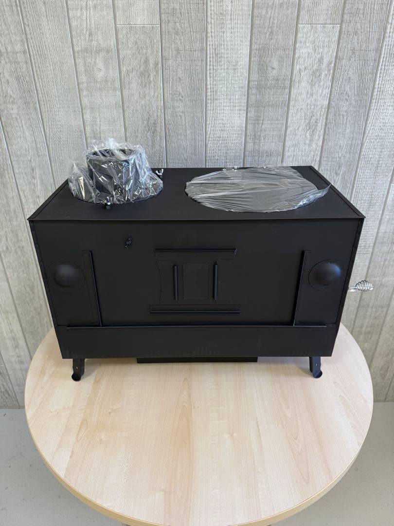 ロマンチカル 薪ストーブ 新保製作所 煙突上出し 脚長さん ピザオーブン