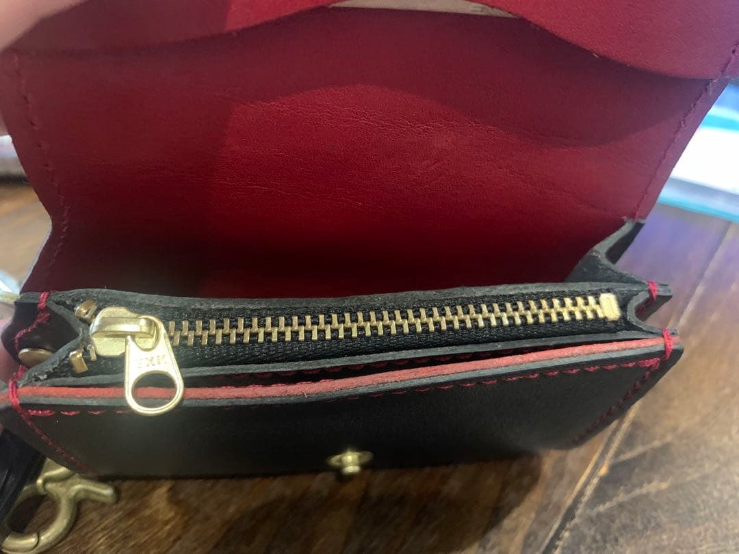 ア*オ様 PORCO ROSSO ブラックレザーキーケース