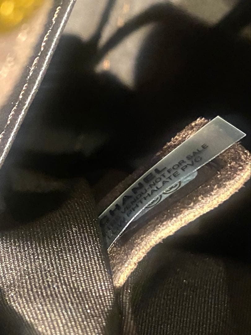 CHANEL ステッチトートバッグ　ブラウン　ノベルティ