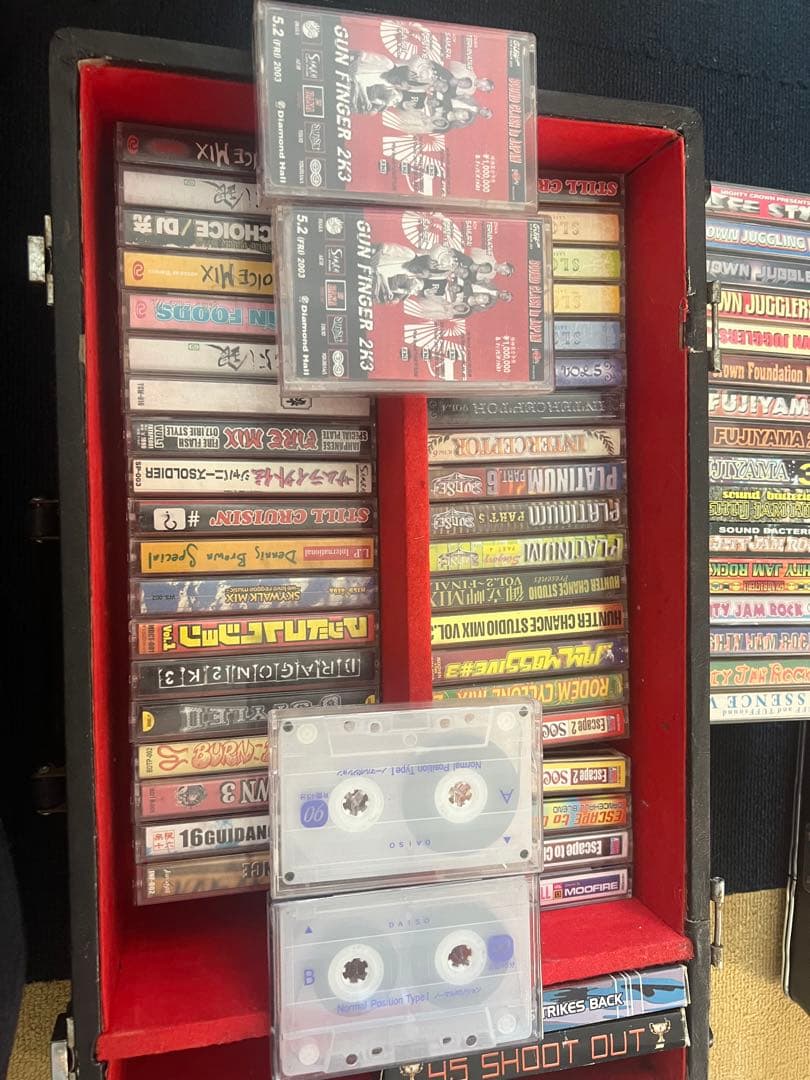 レゲエmixテープケースセット　全81個　希望金額があればコメントお願いします