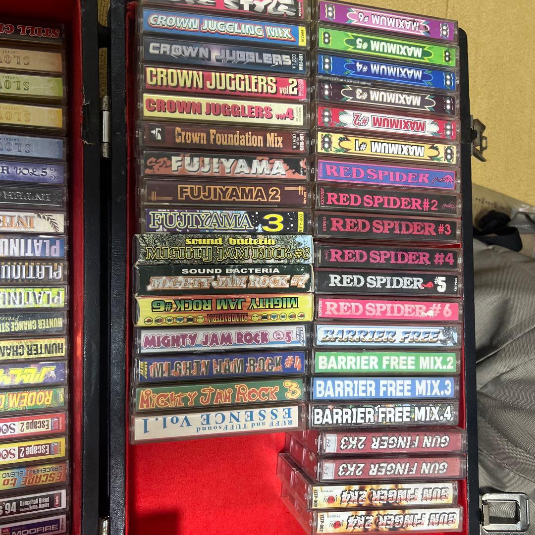 レゲエmixテープケースセット　全81個　希望金額があればコメントお願いします