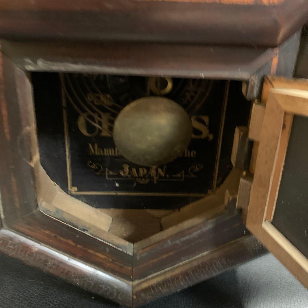 ぜんまい式掛け時計　アンティーク　振り子時計　古時計　ジャンク品