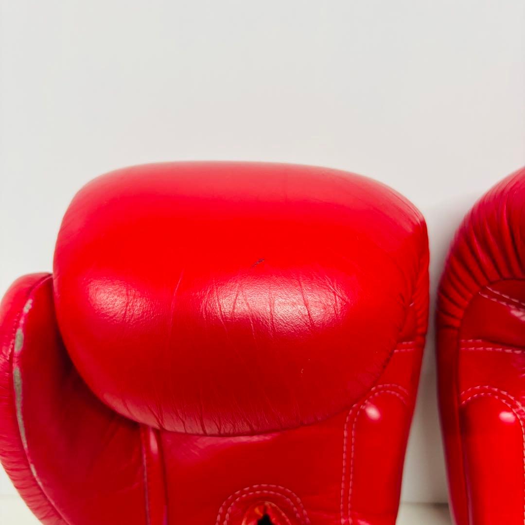 TWINS SPECIAL キックボクシンググローブ 16oz レッド 本革製