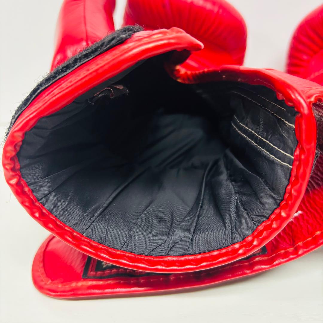 TWINS SPECIAL キックボクシンググローブ 16oz レッド 本革製