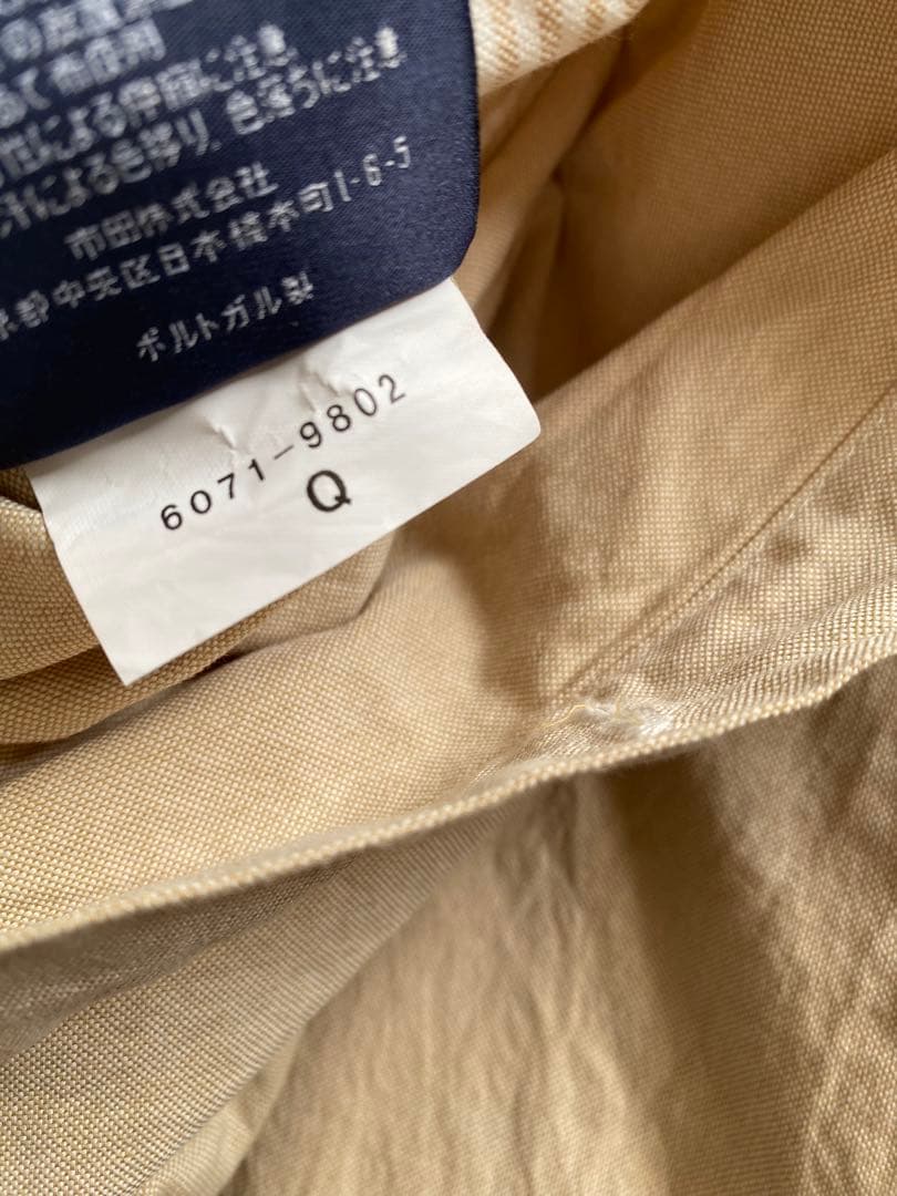 Ralph Lauren ベージュストライプ掛け布団カバーと枕カバーセット