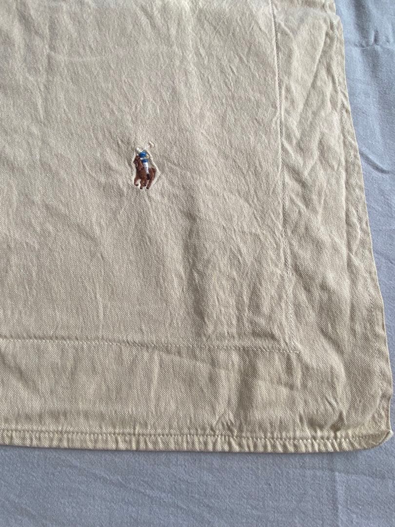 Ralph Lauren ベージュストライプ掛け布団カバーと枕カバーセット