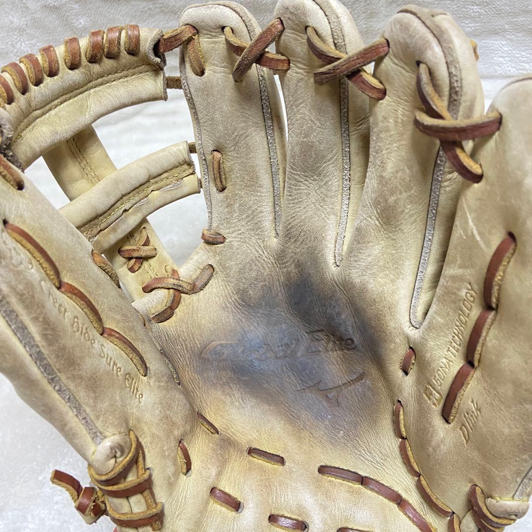 ミズノ グローバルエリート　硬式 内野手用 グローブ　高校野球　ブロンド