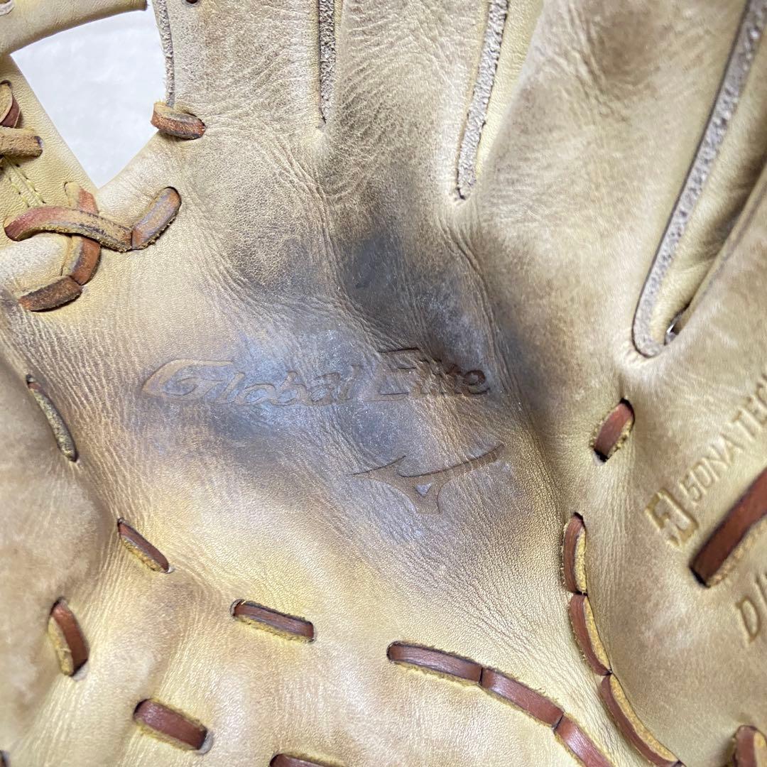 ミズノ グローバルエリート　硬式 内野手用 グローブ　高校野球　ブロンド