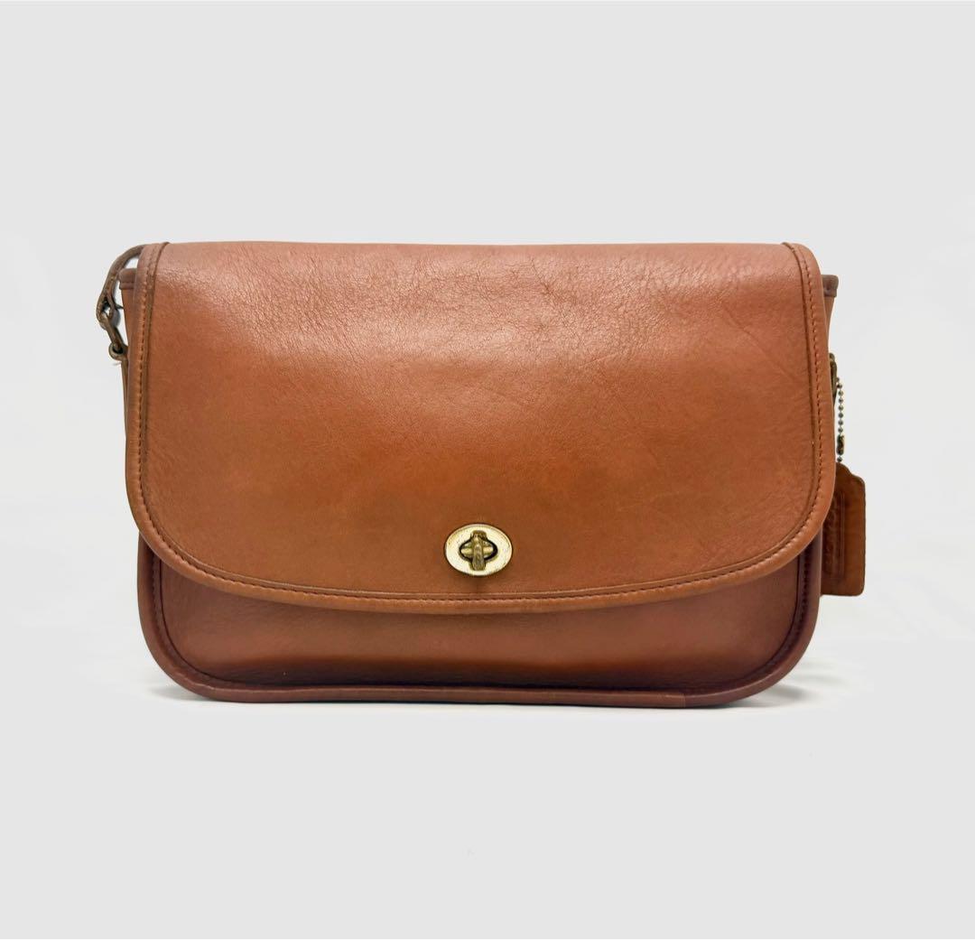 COACH オールドコーチ ビンテージ ショルダーバッグ ブラウン