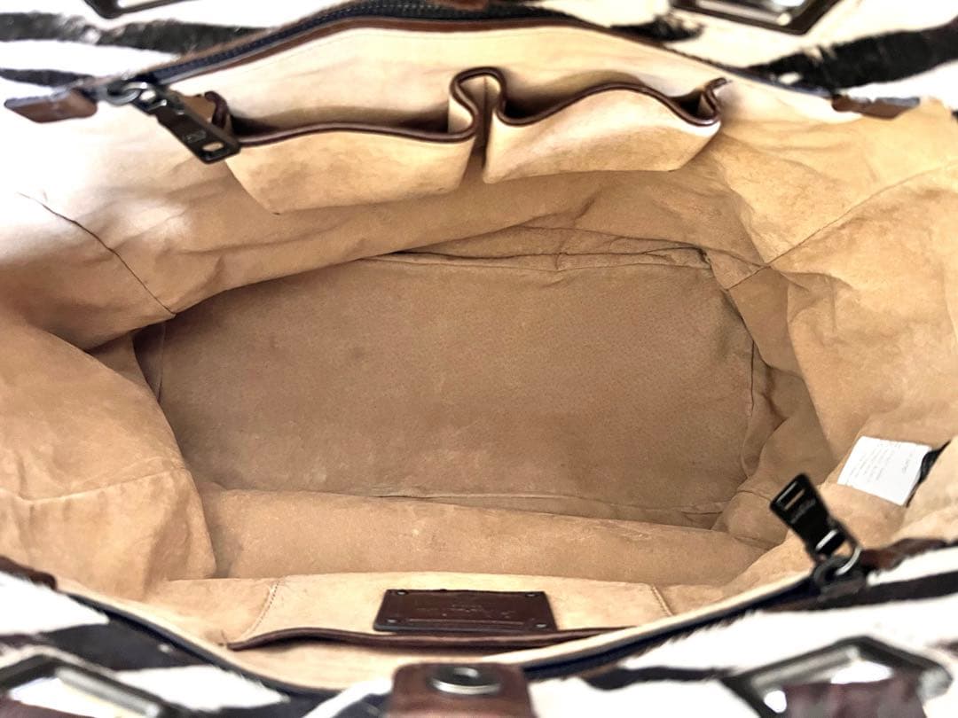 PRADA ゼブラ　バッグ　クリーニング済