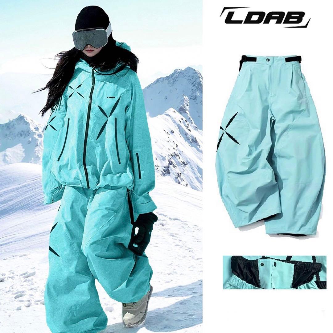 LOABスキーウェアー上下セット　スノーボードウェアーセット　男女兼用