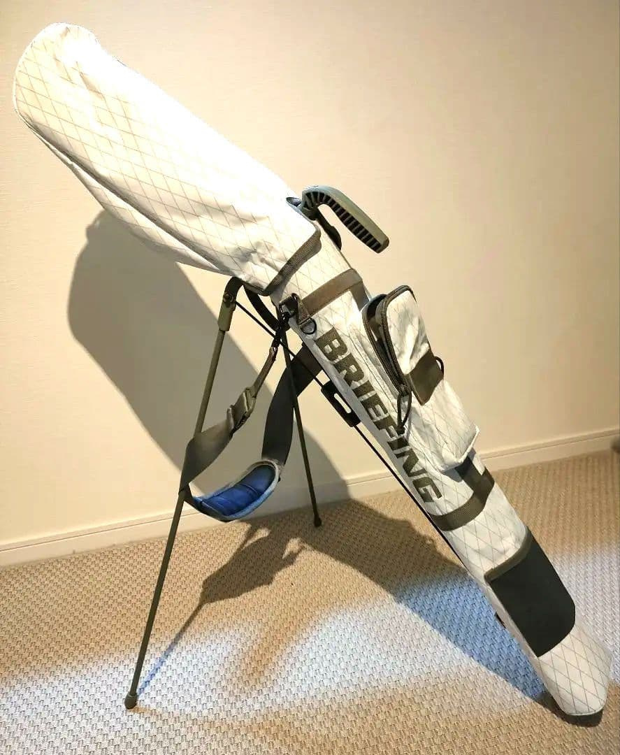 【美品】BRIEFING ブリーフィングセルフスタンドバッグ ホワイト