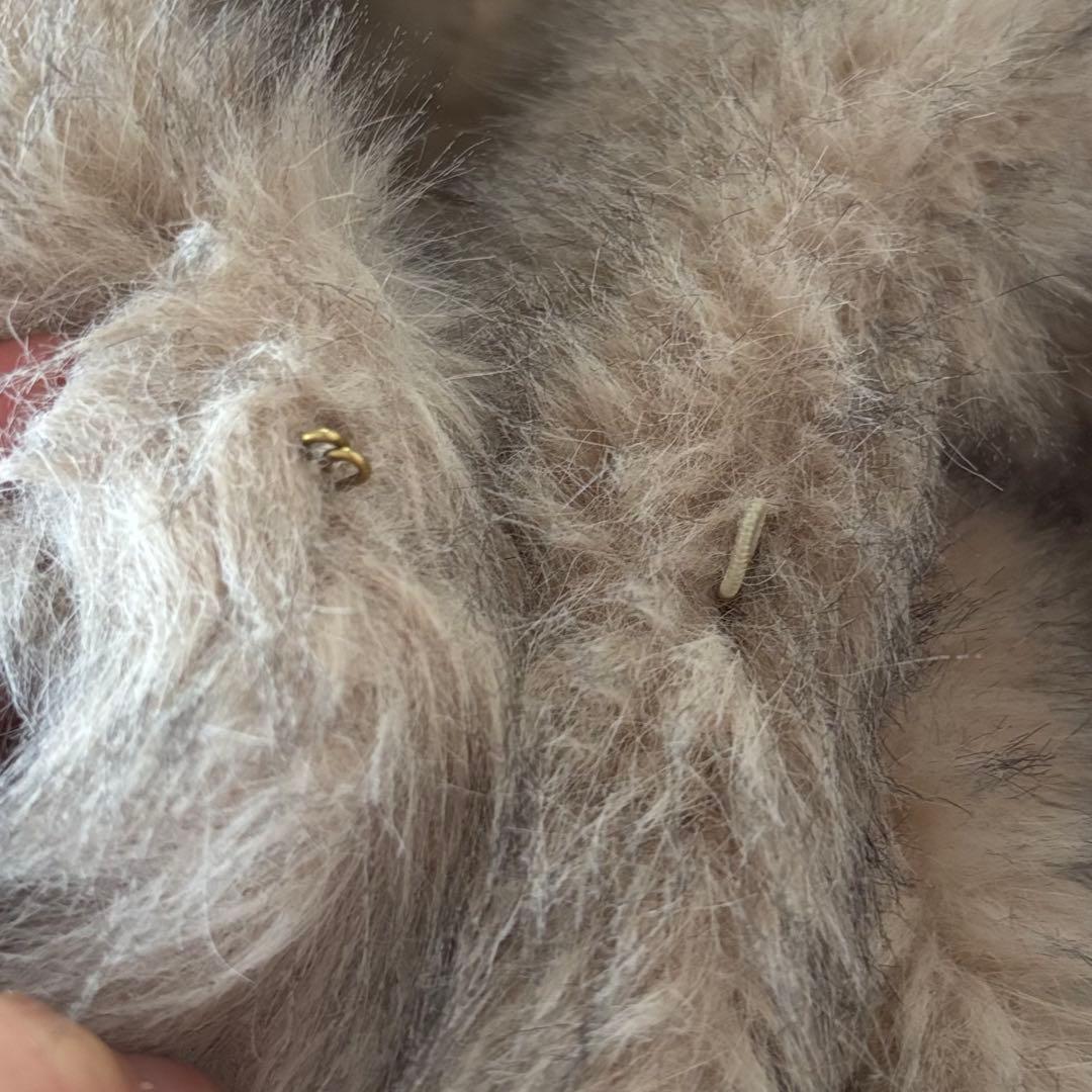 LAGUA GEM ラグアジェム　2WAY FAUX ファーブルゾン　アイボリー