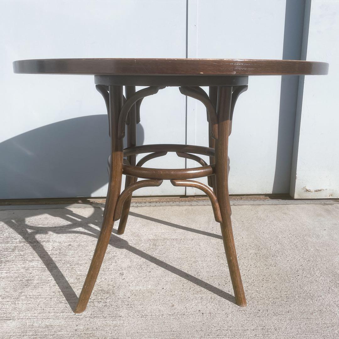 【夢魔様】AIDEC アンテークカフェテーブル ラウンドテーブル ポーランド製