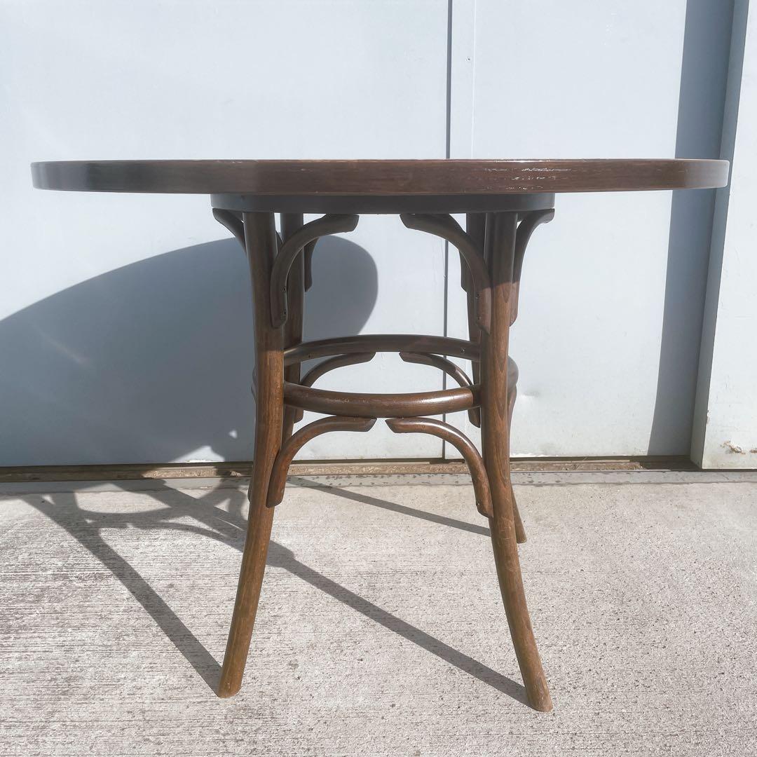 【夢魔様】AIDEC アンテークカフェテーブル ラウンドテーブル ポーランド製