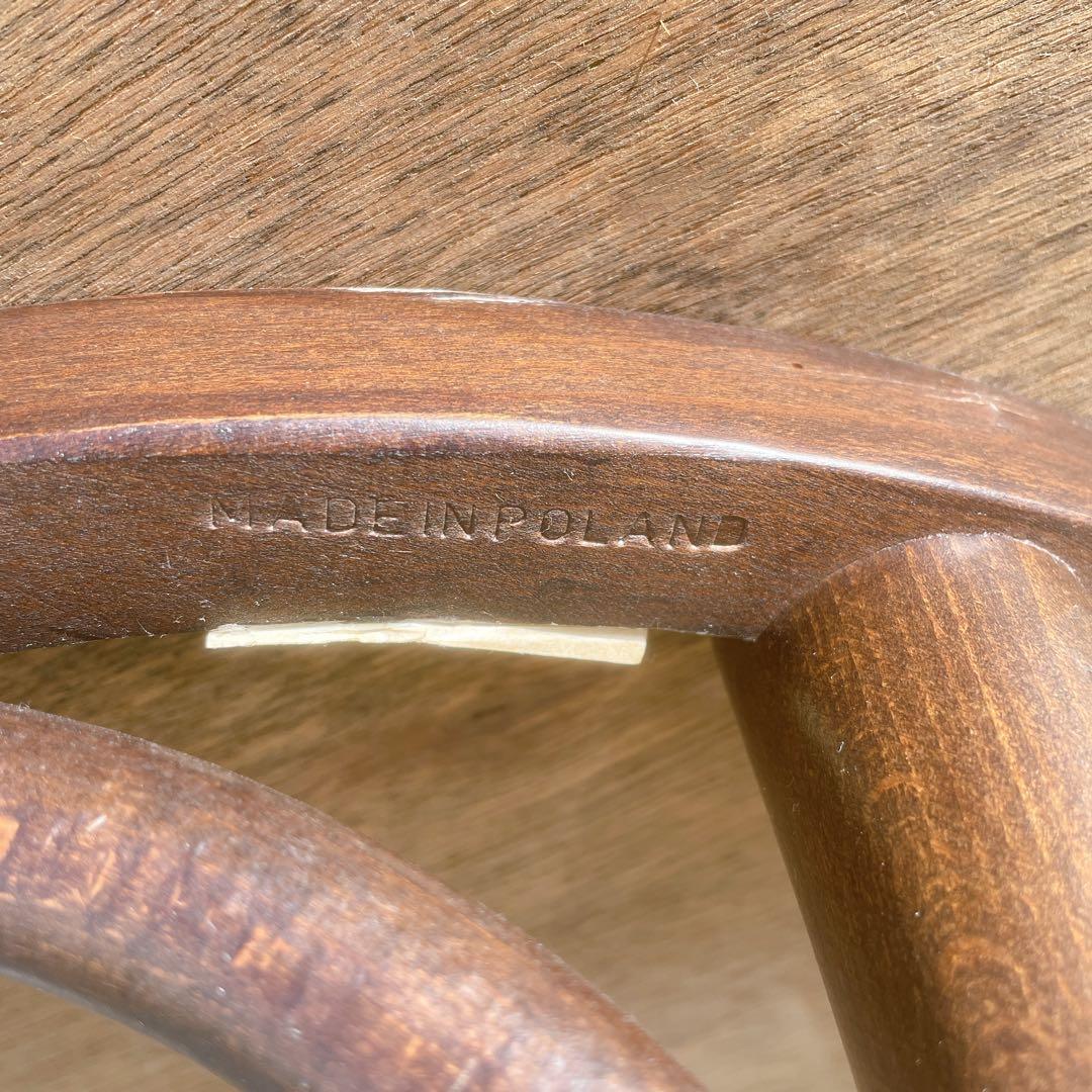 【夢魔様】AIDEC アンテークカフェテーブル ラウンドテーブル ポーランド製