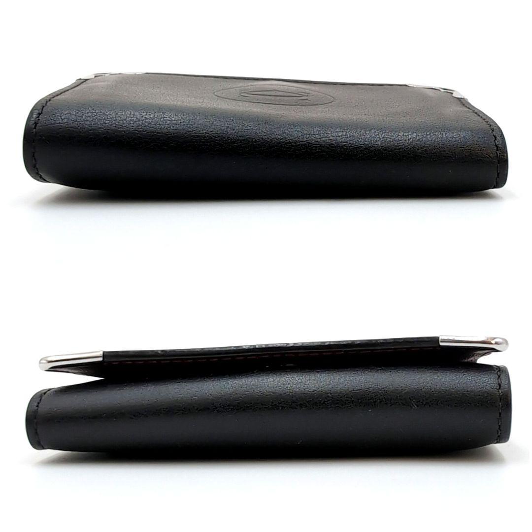 極美品✨カルティエ　マストドゥカルティエ　6連キーケース　レザー　ブラック　黒