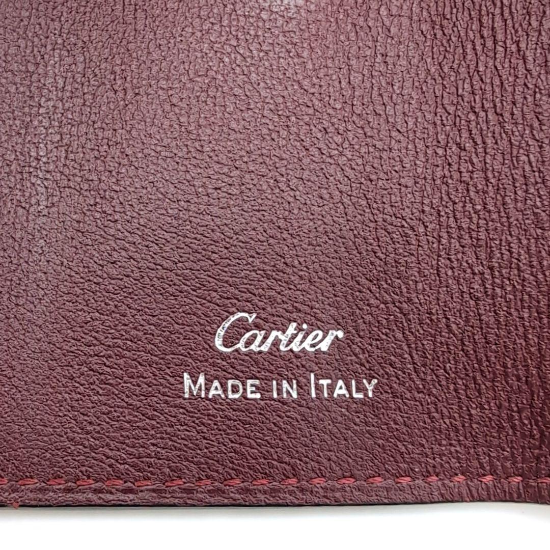 極美品✨カルティエ　マストドゥカルティエ　6連キーケース　レザー　ブラック　黒