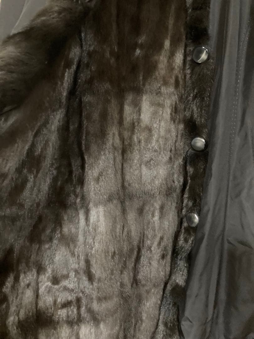 INVRNALE ISSIMO シルク　ファーリバーシブルコート