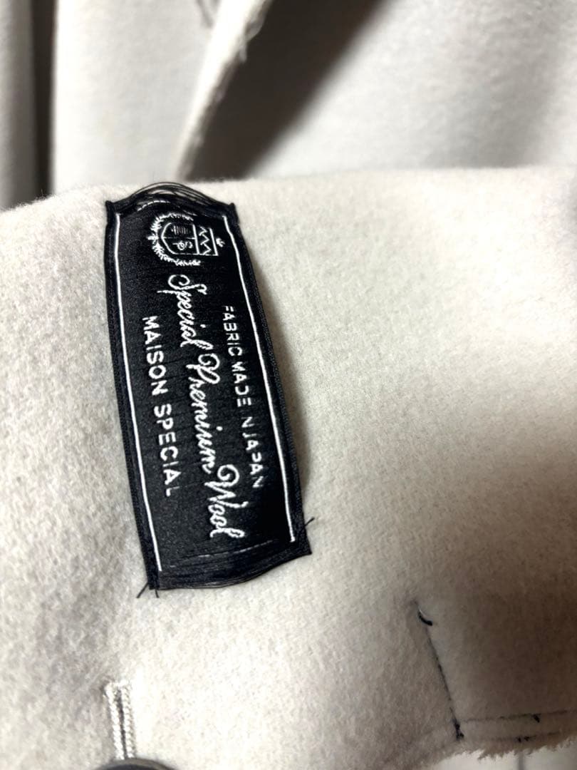 MAISON SPECIAL SUPER140s チェスターコート 1