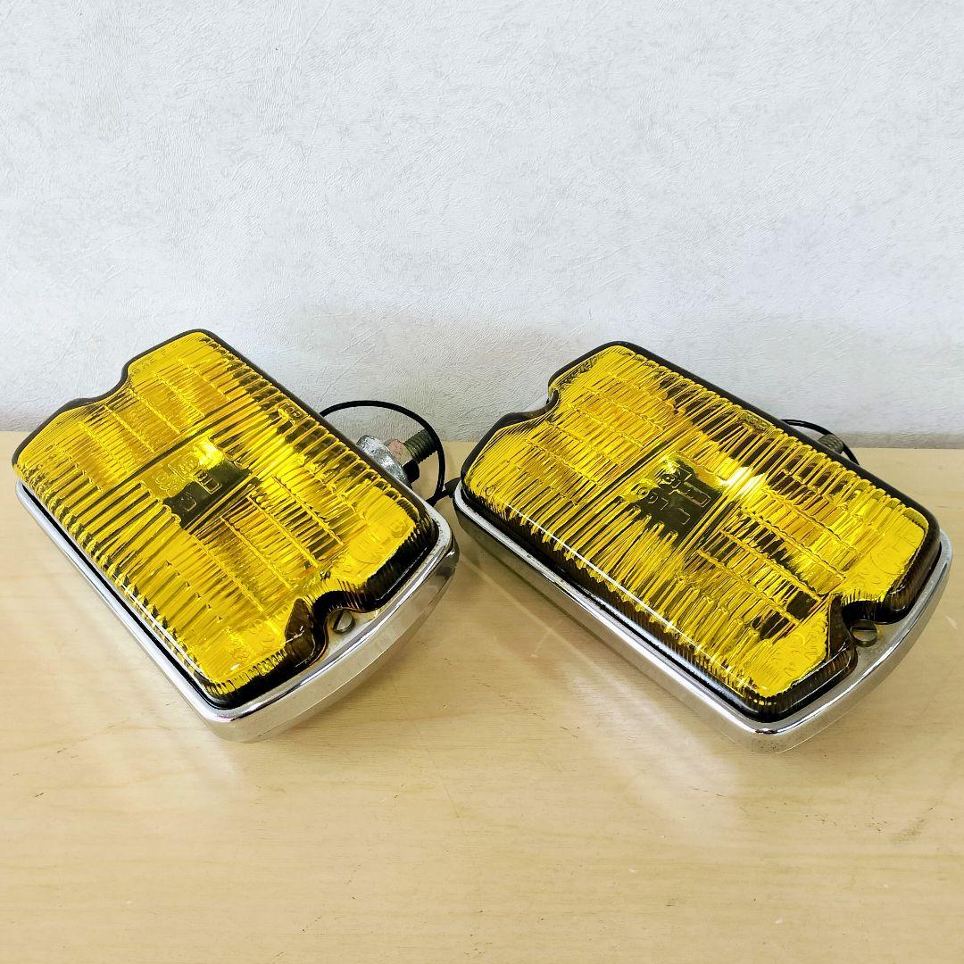 CIBIE IODE 35 イエロー 角型フォグランプ 当時物 旧車 AE86等