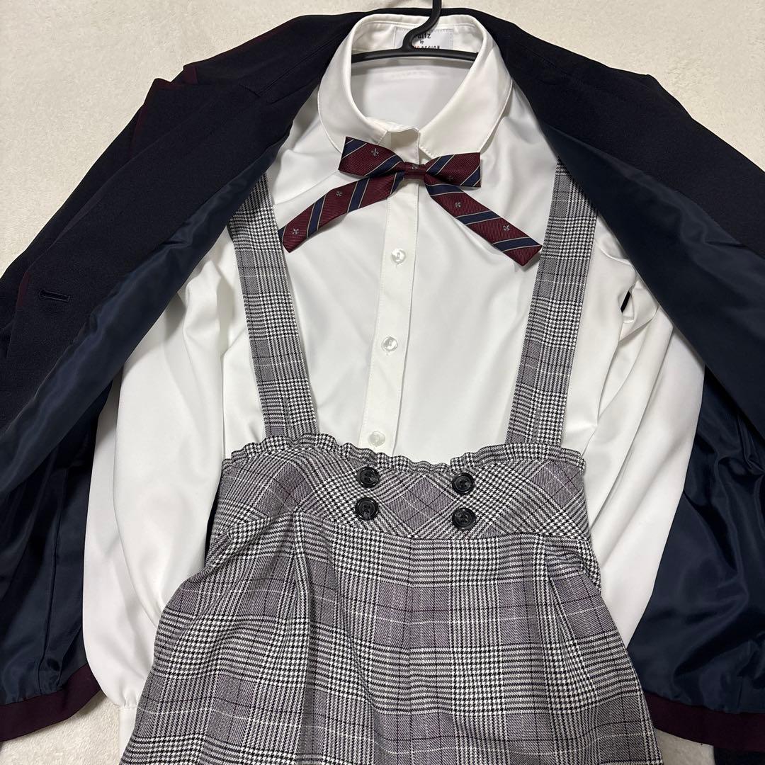 waltz by BEAMS 紺ブレザー・チェックパンツスーツ キッズ 女の子