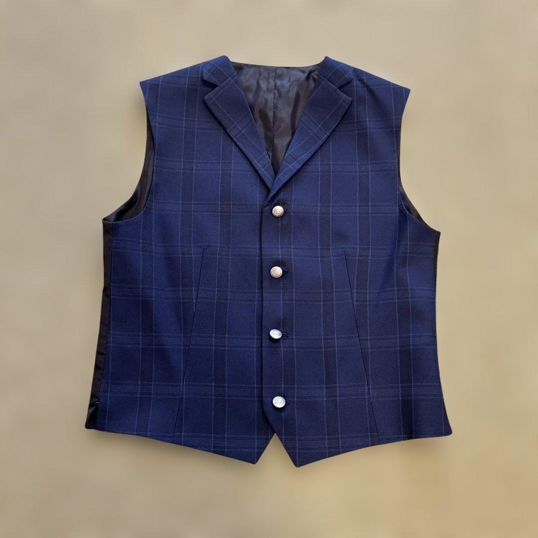 卒業式　スリーピース(ベスト付き) スーツ　男の子　170 紺