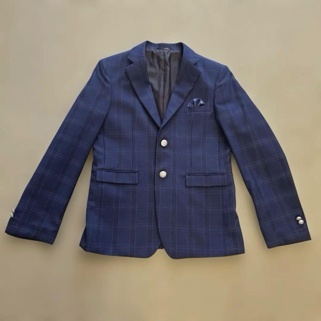 卒業式　スリーピース(ベスト付き) スーツ　男の子　170 紺