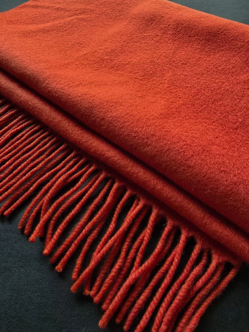 COLOMBO100%カシミヤ マフラー オレンジ トゥモローランド イタリア製