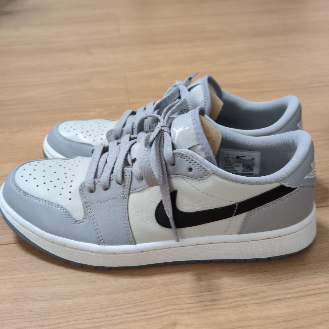 NIKEAir Jordan 1 　ゴルフスニーカー　ウルフグレー