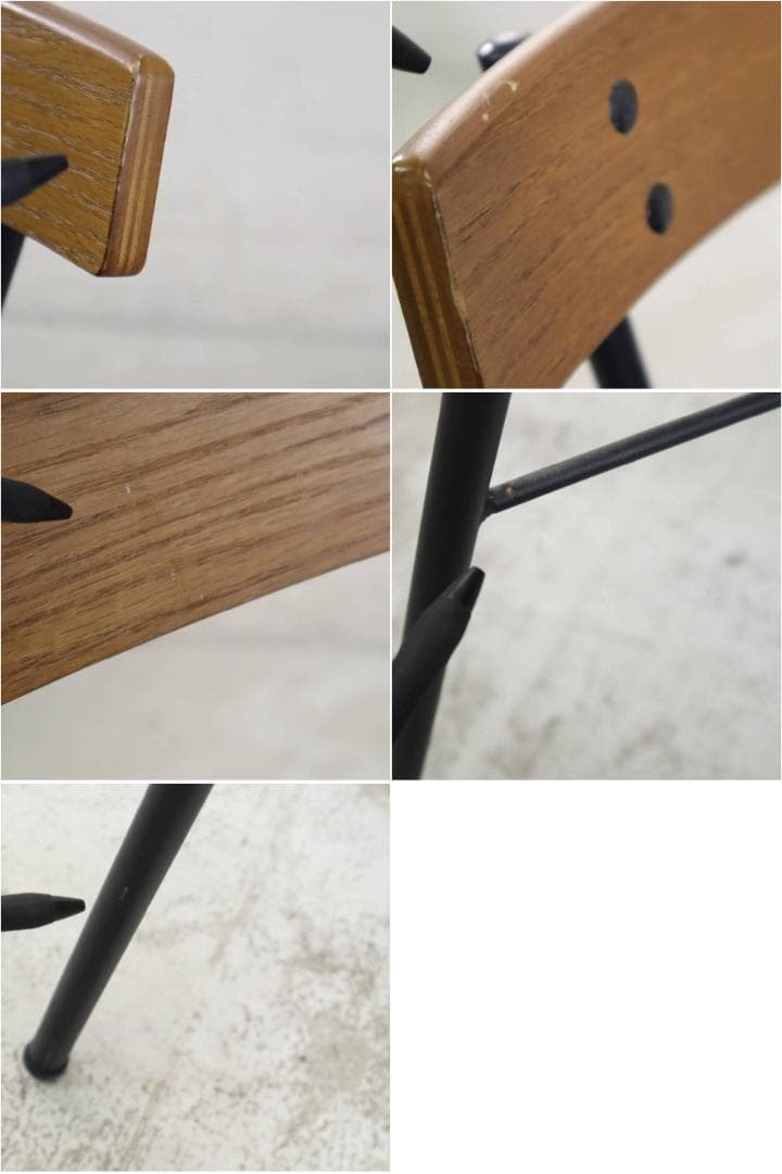 ジャーナルスタンダードファニチャー サンク チェア オーク アイアン PVC