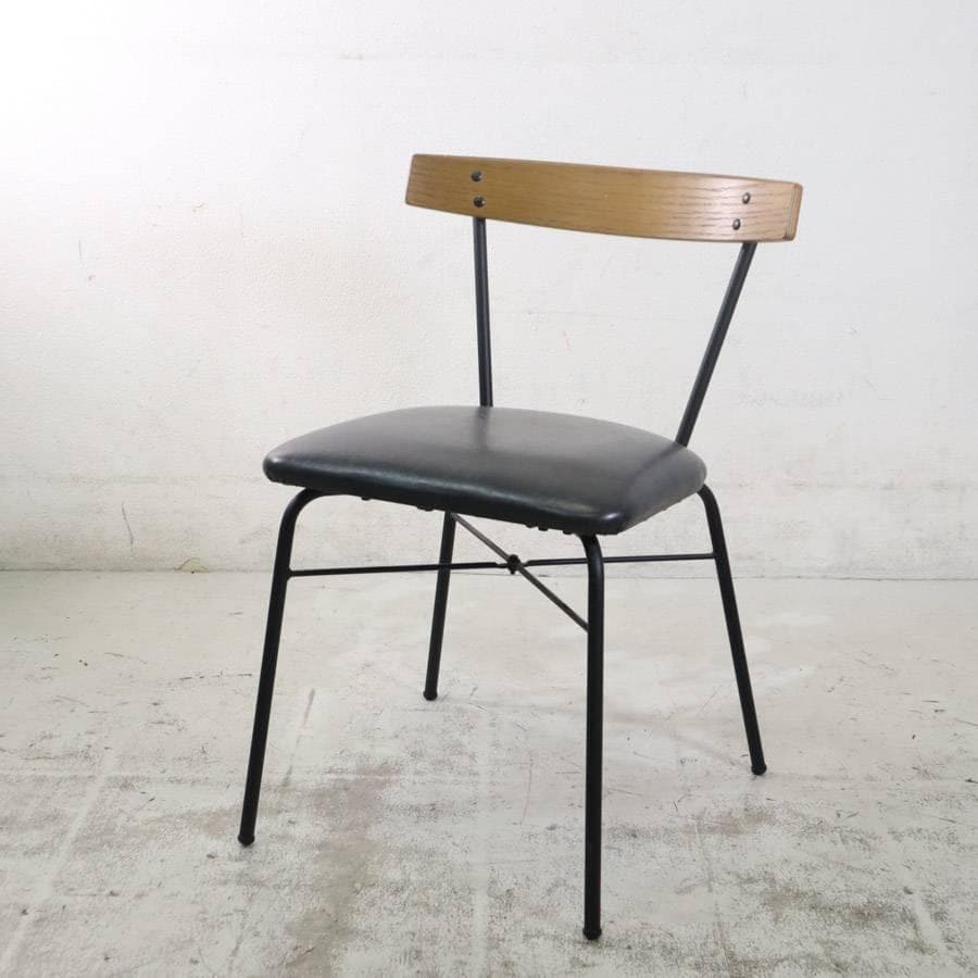 ジャーナルスタンダードファニチャー サンク チェア オーク アイアン PVC