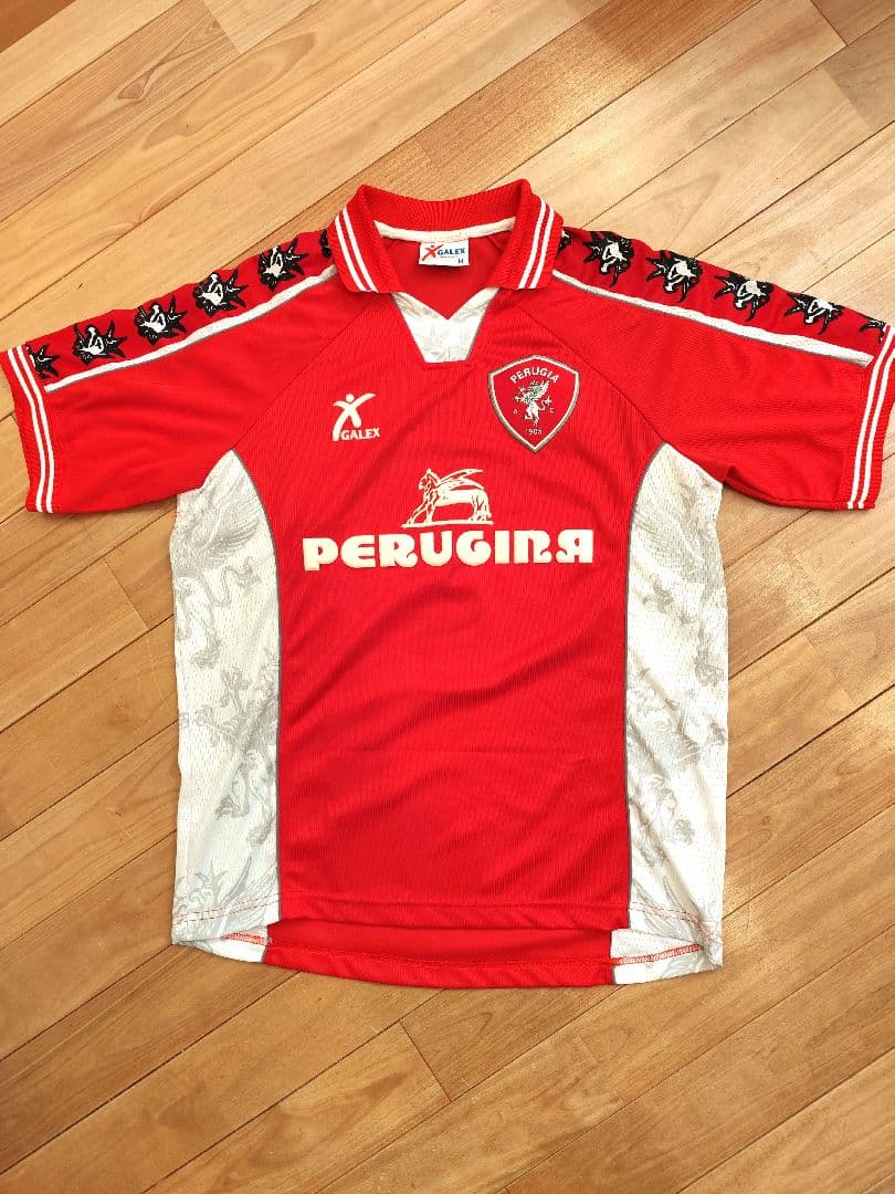 ペルージャ③　セリエA　イタリア　中田　日本代表　上下セット