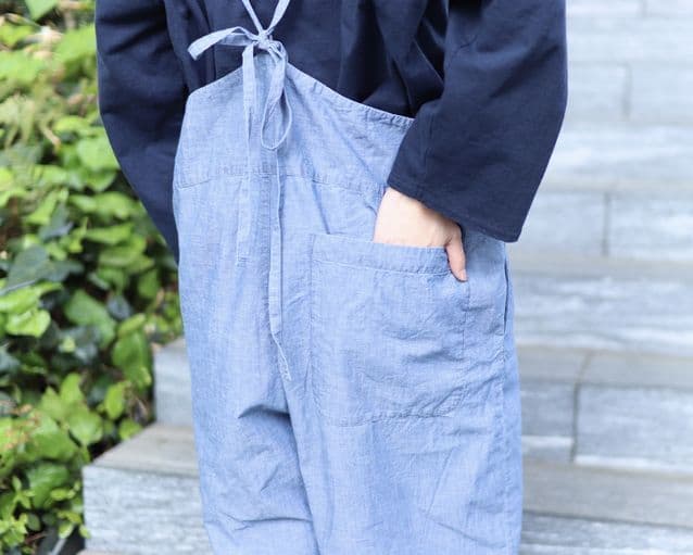 UpcycleLino ダンガリーサロペット nest Robe