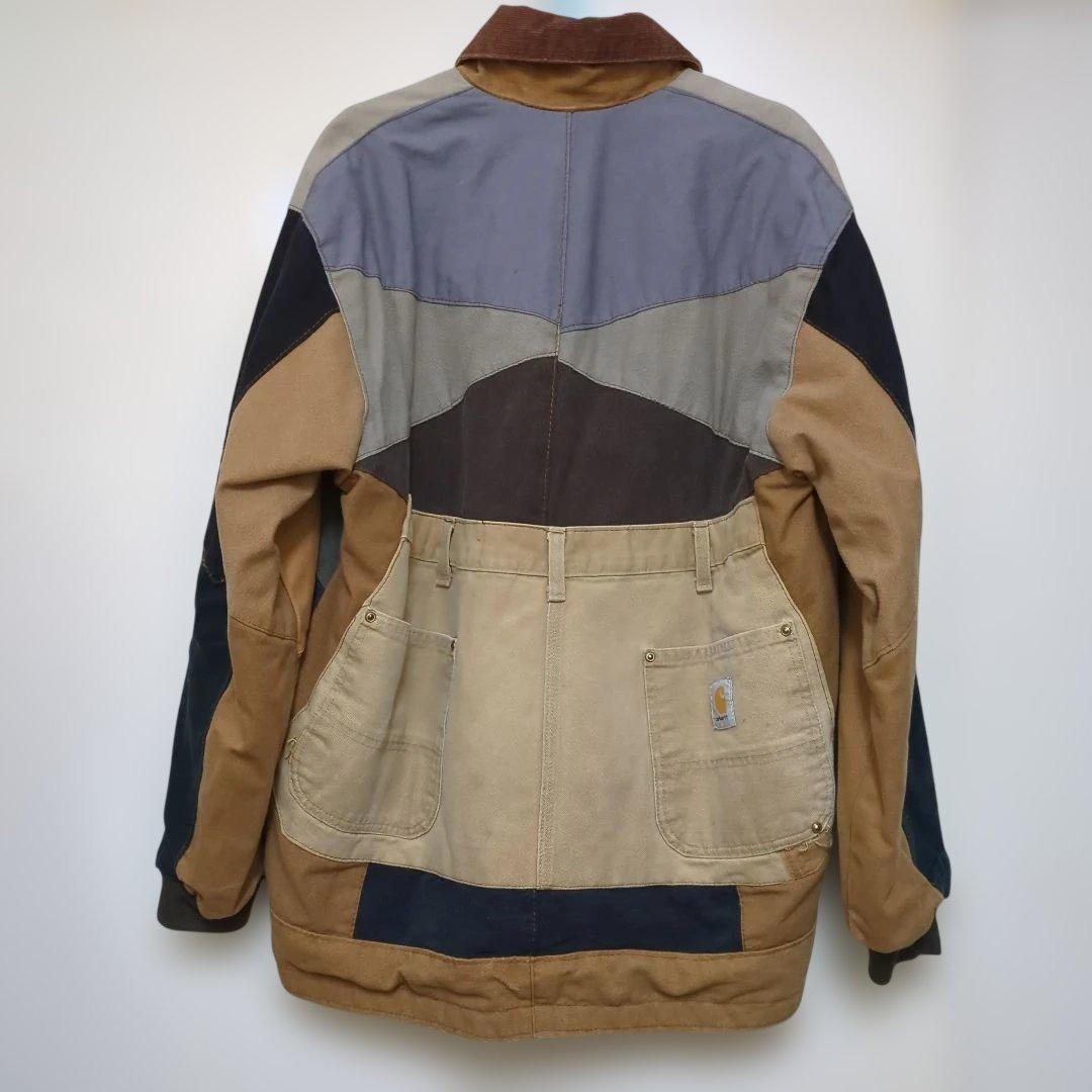 carhartt　ダック地　再構築　カバーオール　古着　ビンテージ