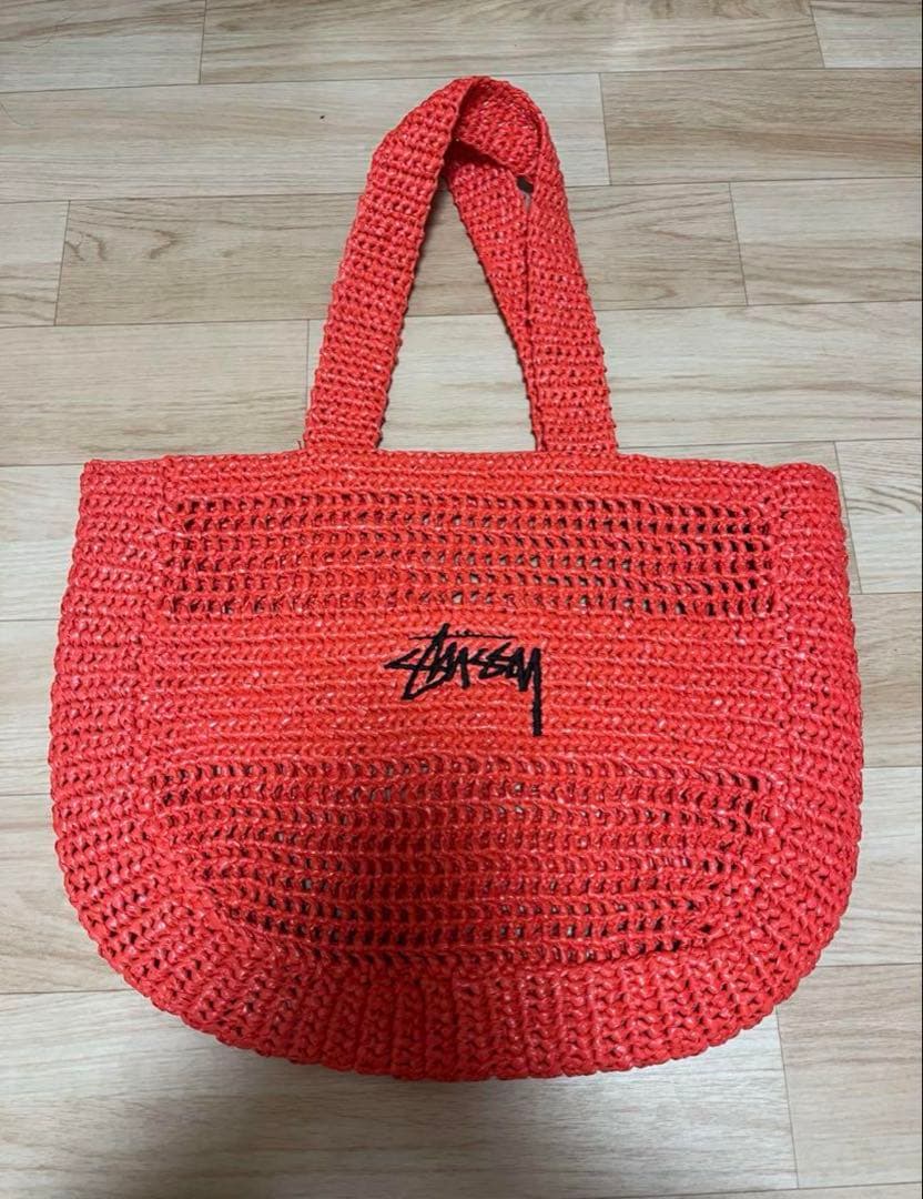 バッグ stussy WOVEN TOTE BAG