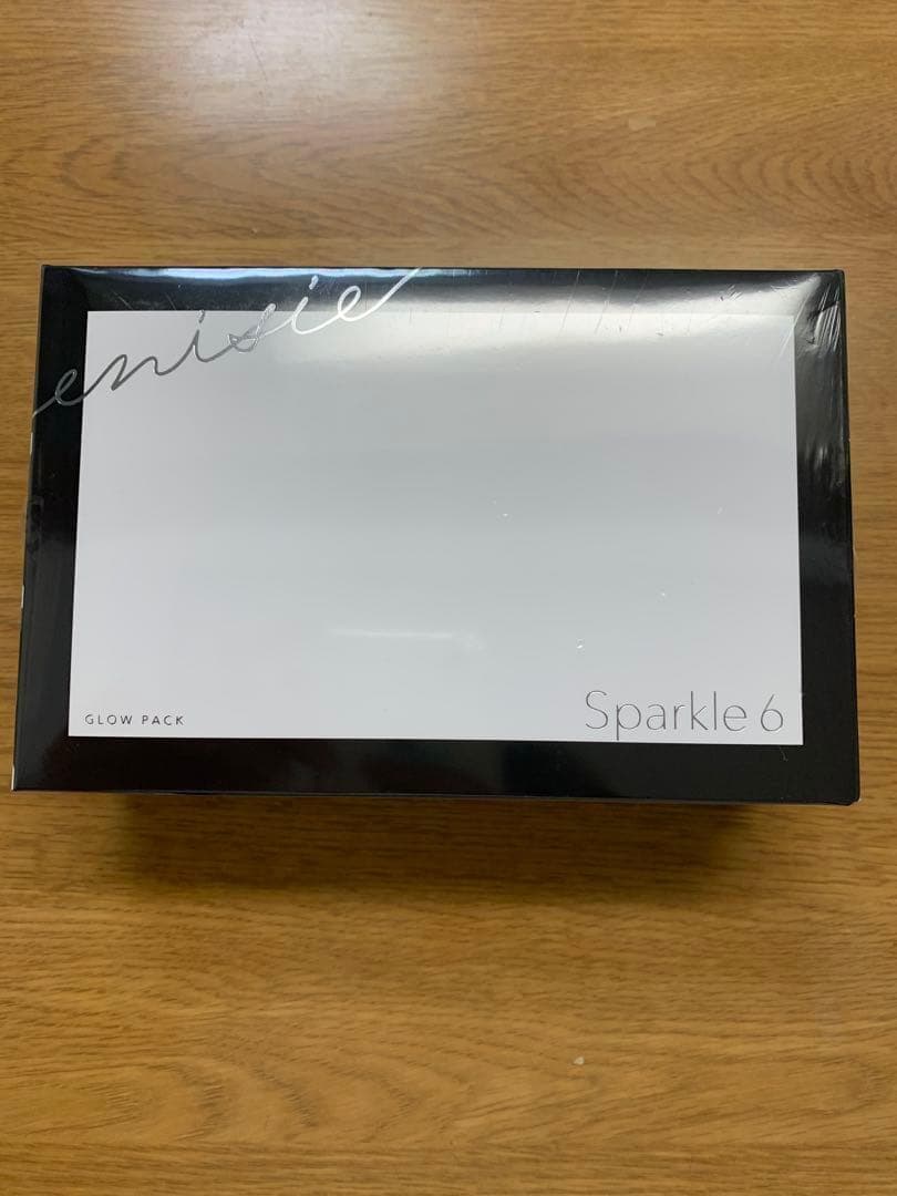 新品未使用 エニシーグローパック スパークル ブラック1箱6回分 箱無し