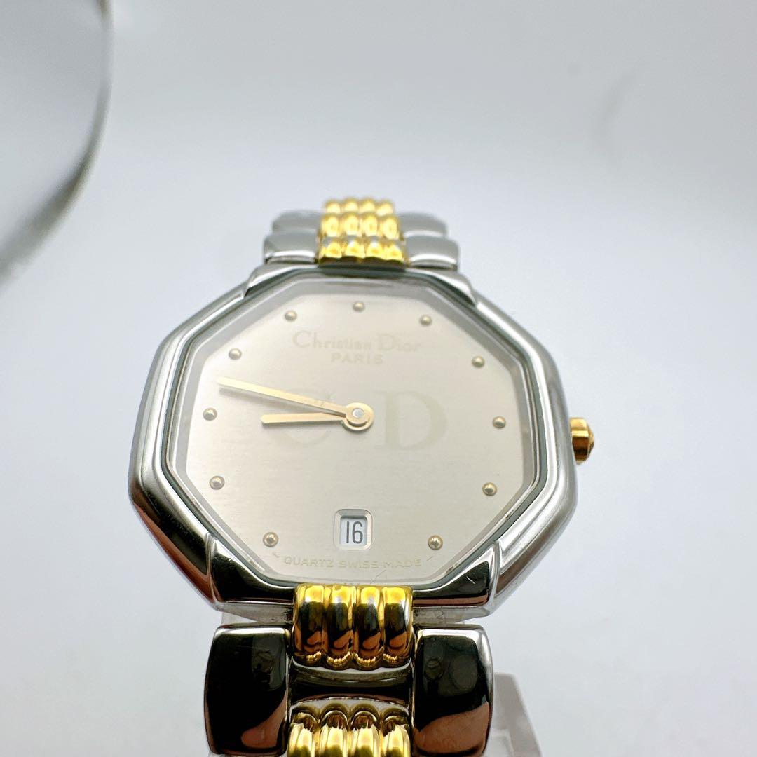 美品 稼動 Christian Dior ディオール レディース腕時計 コンビ