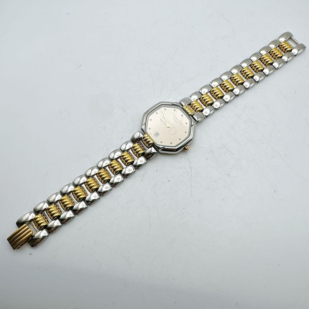 美品 稼動 Christian Dior ディオール レディース腕時計 コンビ