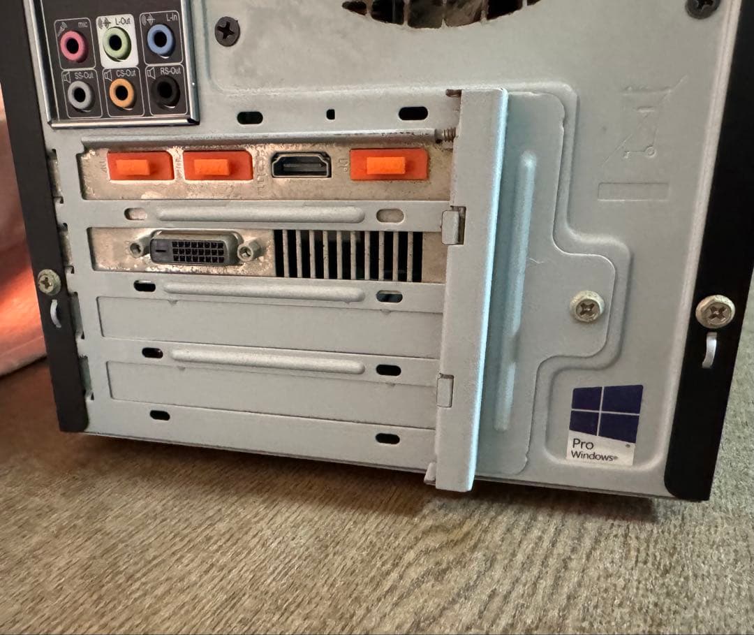 【HDDなし・動作未確認】ゲーミングデスクトップPC GTX1060 3GB搭載